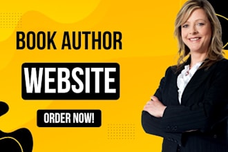 design a professional author website to promote your book and brand