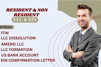 do llc registration, llc dissolution, bio report, amend llc, close ein,