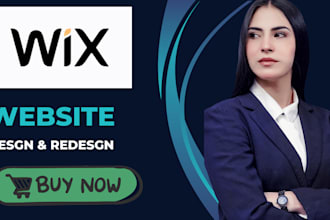 do wix website design, redesign wix website ,wix online store