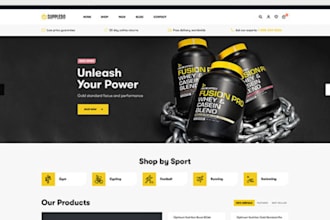 build private label nutraceutical website, peptides, vitamin supplement store
