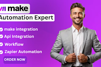 set up make com integromat zapier automation n8n automation