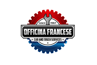 create historic italian shop repair logo