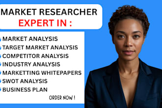 do comprehensive market research report competitor analysis swot analysis survey
