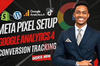 setup meta facebook pixel, shopify conversion API, ga4, GTM, fix pixel, tiktok