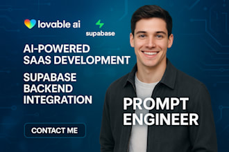build lovable ai,supabase web app,saas app lovable dev and n8n automation