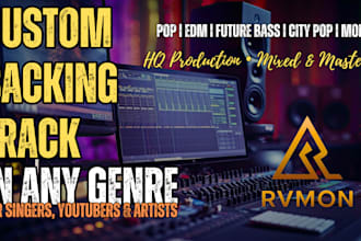 create a professional custom backing track for your song
