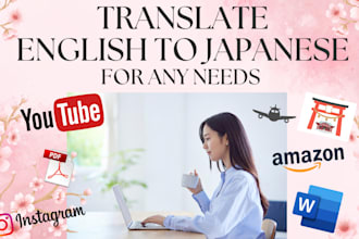 translate english to japanese in manually