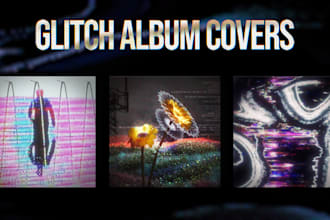 warp your music into a one of a kind glitch art cover