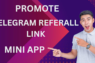 do crypto promotion, crypto token twitter x marketing to telegram referral link