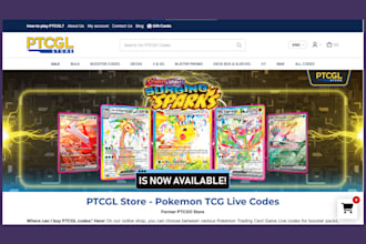 build pokemon tcg shopify store tcg trading card shopify website pokemon website