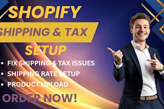 setup shopify shipping profile, shopify tax setup, shopify dropshipping, fix bug