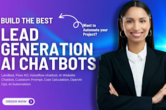 lead generation ai chatbot in voiceflow manychat flow xo landbot chatbot API