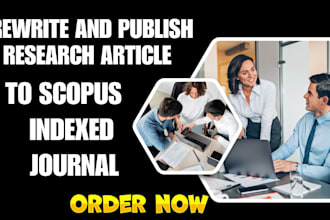 rewrite and publish articles in scopus indexed peer reviewed journal