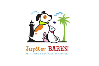 create unique dog walking pet logo