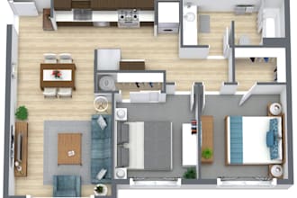 do furniture layout for the plans proposed