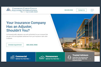 design public adjuster lead website for public adjuster leads insurance leads