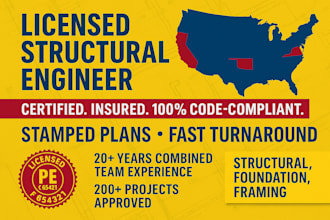 review stamp as licensed civil and structural engineer in florida and arizona