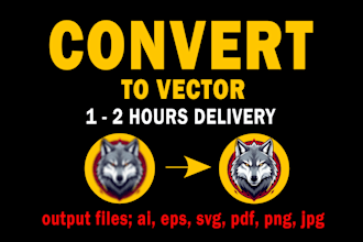 do vector tracing or image to vector quickly