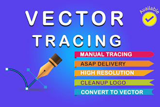do vector tracing recreate or modify your logo or image in 2hr