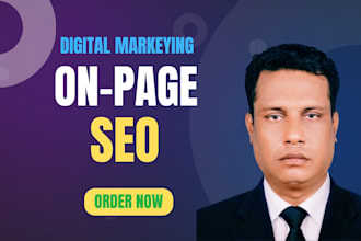 optimize your on page SEO using yoast or rank math
