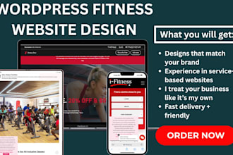 design and customize your fitness website with top tier fitness website design
