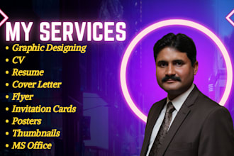 be your canva expert, resume design and jobs apply expert