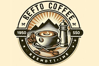 design high quality restaurant coffee mascot logo with creative concepts