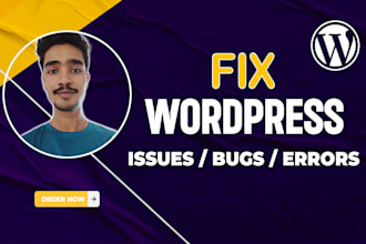 fix wordpress issues, wordpress problems, bugs and errors