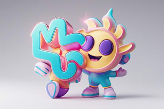 design company mascot logo in high definition