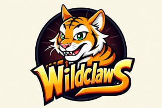 make tiger mascot logo in high definition