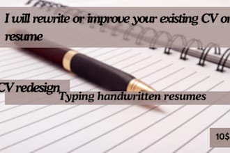 write a professional CV or resume that gets you hired