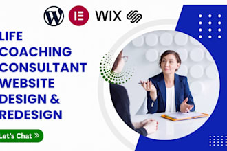 design life coaching website coaching website consulting website trainer website