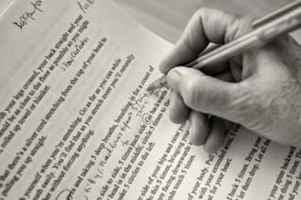 read your 30min television pilot script and provide feedback