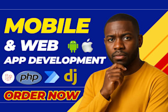 develop fullstack website using dango swift web app laravel, python javascript