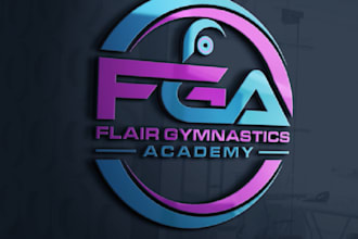 design classic elite gymnastics centre logo