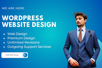 develop a responsive and SEO optimized wordpress website