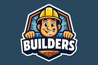 design builders company  logo with express delivery