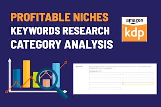 make amazon KDP niche research, keywords, category for your book