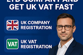 register your UK ltd company and get UK vat fast
