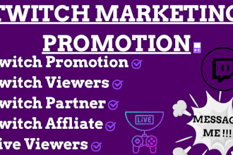 promote twitch channel to twitch viewers affiliate twitch partner live viewers