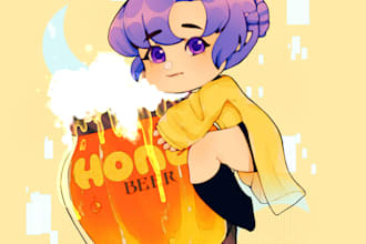 do chibi fan arts or your oc