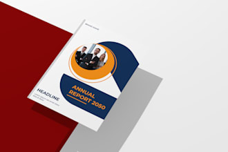design annual report and brochure cover