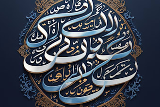 design beautiful calligraphy and tattoo with arabic persian