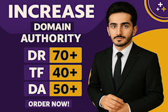 increase domain rating ahrefs DR domain authority moz da majestic tf