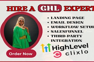 gohighlevel sales funnel ghl automation ghl website landing page on gohigh level