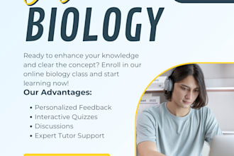 teach biology,  microbiology and science in urdu or english