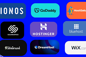 ionos godaddy hostgator squarespace hostinger bluehost siteground dreamhost wix