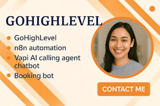 set up gohighlevel with n8n automation ai voice agent and booking chatbot