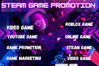 steam game promotion, roblox online pc game marketing to boost steam wishlist