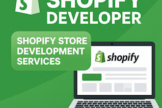 build a shopify ecommerce online store custom